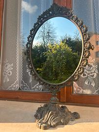 Specchio da tavolo girevole vintage