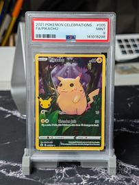 Pokemon Pikachu 005 PSA 9 Inglese Gran Festa