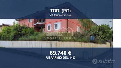 Immobile in asta di 108 m² con box auto a Todi