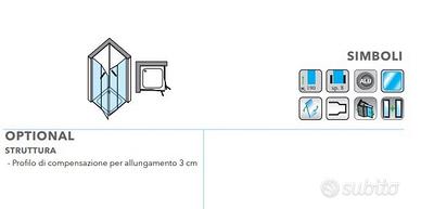 Box Doccia Alfa AFL-100 Fumè-Satinato