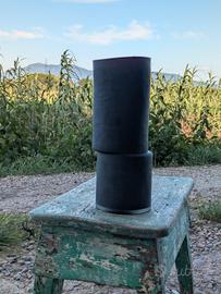 vaso in vetro vintage design 