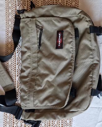 eastpak tracolla espandibile olive green messenger
