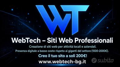 Creazione Siti Web – Attività e Aziende | da 200€