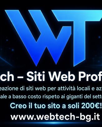 Creazione Siti Web – Attività e Aziende | da 200€