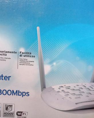 Modem router per espansione della rete wireless