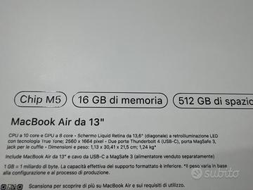 MacBook Air M5 13”