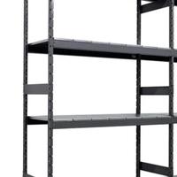 Scaffale componibile acciaio 4 piani 180x50 h260