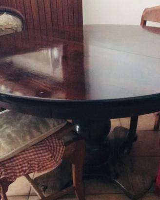 Tavolo antico in legno massello