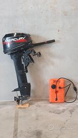 Motore barca fuoribordo mercury 15 cv piede lungo