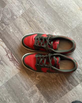 Scarpe nike dunk low cargo khaki mystic red talla