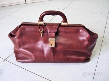 Borsa medico barilotto in pelle