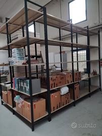 scaffali ripiani in metallo 