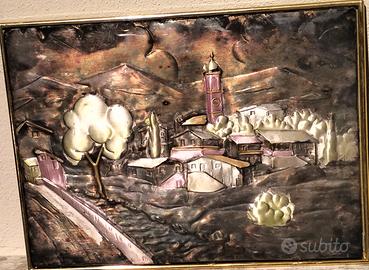 Quadro antico argento 