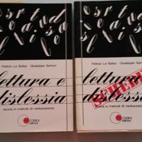 Libro+schede "Lettura e dislessia" ed.1979
