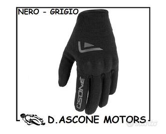 Guanti moto Nero Grigio estivi
