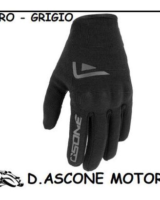 Guanti moto Nero Grigio estivi