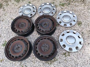 cerchi fiat 500 14 con copricerchi