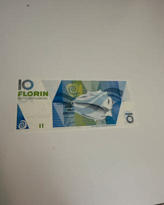 Aruba,banconota da collezione 10 Florin 1993 nuova