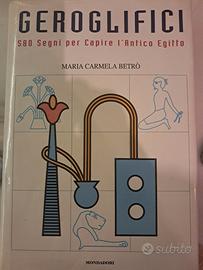 Libro su geroglifici antico Egitto