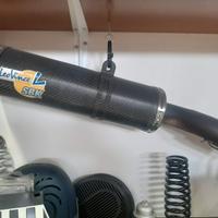 Scarico superbike fibra di carbonio leovince