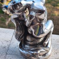 Antica statua italiana in argento