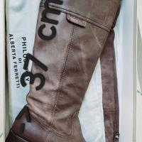 Stivali in pelle Alberta Ferretti n.37