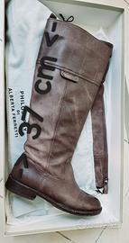 Stivali in pelle Alberta Ferretti n.37