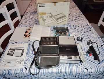 Registratore a cassette vintage Philips EL3302(K7)