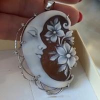 PendenteCammeoProfilo Luna