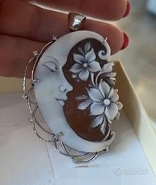 PendenteCammeoProfilo Luna