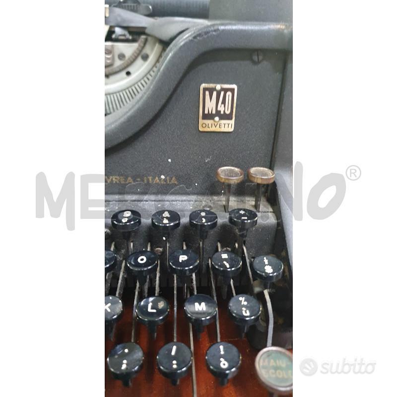 Ditutto Dipiu Mercatino Dell'usato - Macchina da scrivere Olivetti Nastro  bicolore m40/3