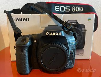 Canon EOS 80D black body, PERFETTE CONDIZIONI