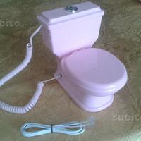 Telefono con filo a forma di wc