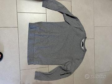 Felpa grigia Piazza Italia