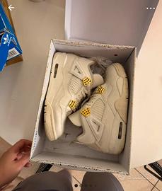 Air jordan 4 metallic gold