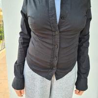 Camicia Extasy donna nera taglia S