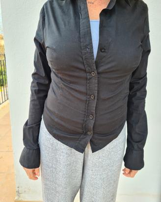 Camicia Extasy donna nera taglia S