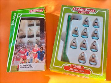 gioco Subbuteo Vintage Argentina Juventus '80