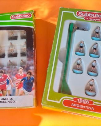 gioco Subbuteo Vintage Argentina Juventus '80