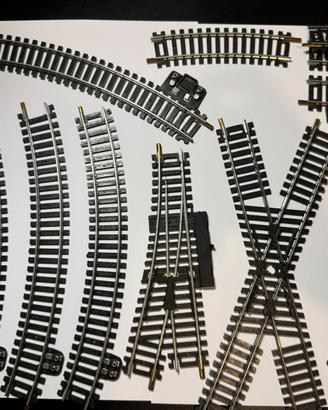 Lotto binari lima 74 pezzi.