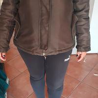 giacca donna con pelo interno beige tg M