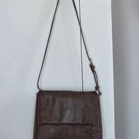 Borsa a tracolla marrone