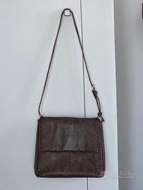 Borsa a tracolla marrone