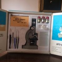 Microscopio vintage opti-craft 750 set laboratorio