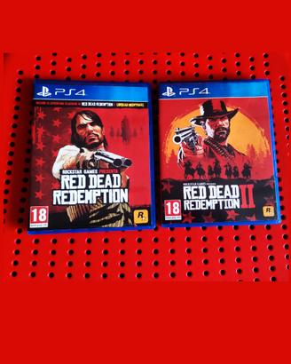 Lotto Red Dead Redemption 1 e 2 Ps4