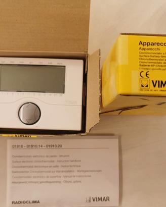 Vimar 01910 Cronotermostato a Batteria da Parete