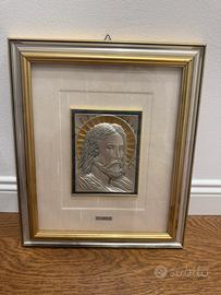 Quadro Sacro in Argento MIDA L.Moroni (con garan.)