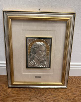 Quadro Sacro in Argento MIDA L.Moroni (con garan.)