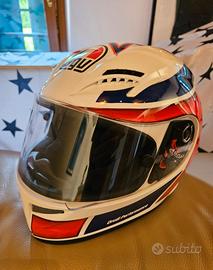 Casco AGV livrea Marco Lucchinelli  autografato 