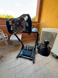Setup Sim Racing Logitech G29 + Shifter + Stand